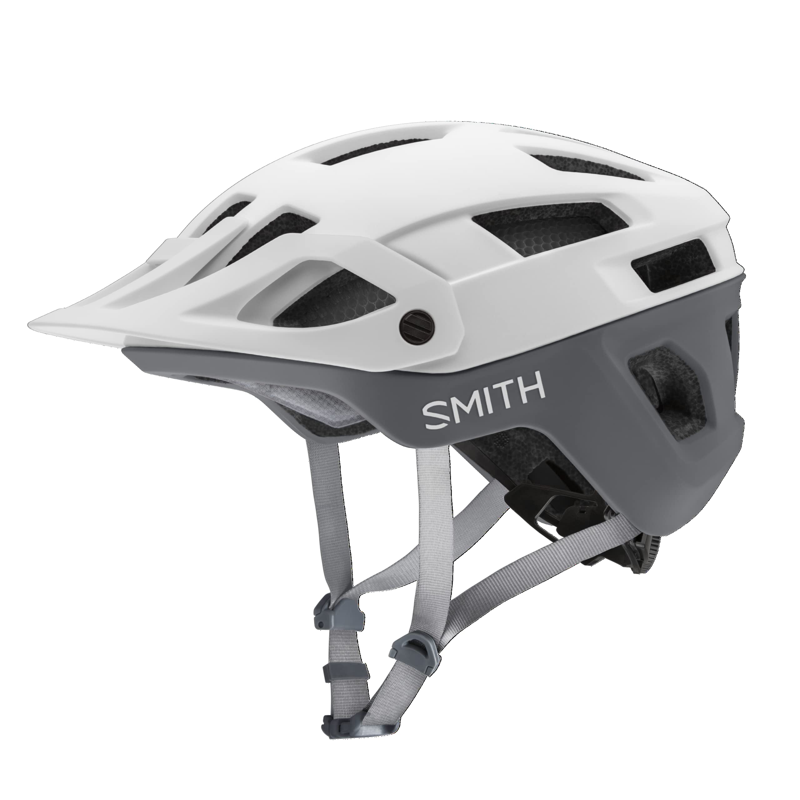 SMITH Engage MTB Cycling Helmet – Adult Mountain Bike Helmet with MIPS Technology + Koroyd Coverage – Lightweight Impact Protection for Men & Women – Adjustable Visor – Matte White/Cement Small