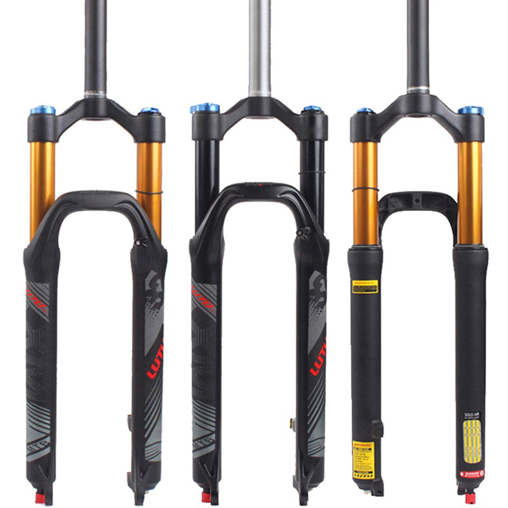 Horquilla de Suspensión de Aire Bucklos Lutu – 120mm con Ajuste de Rebote y Bloqueo