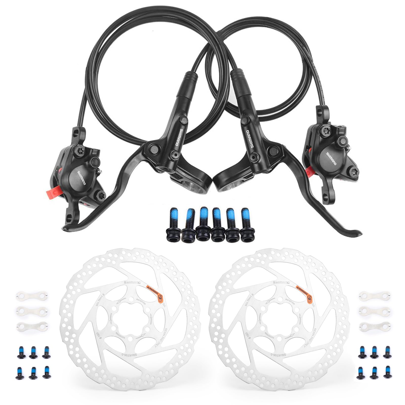 Kit de Frenos Hidráulicos Shimano MT200 para MTB (Delantero y Trasero)