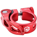 Abrazadera de Asiento Quick Release de 31.8mm para Bicicleta – Rojo Anodizado