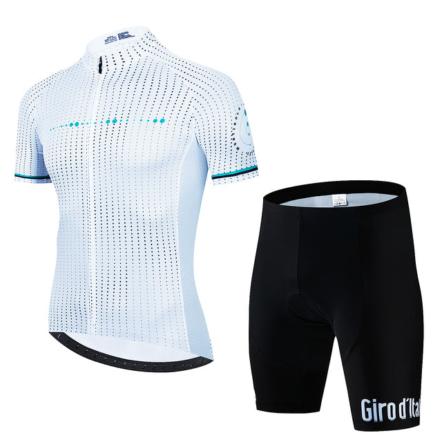 Men's Tour De Italia Cycling Jersey and Bib Shorts Set