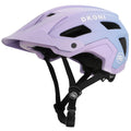 DKONI Mountain Bike Helmet Lightweight MTB Cycling Bicycle Helmet with Visor and PC Shell for Adults Youth Men & Women (Medium Pink Blue)